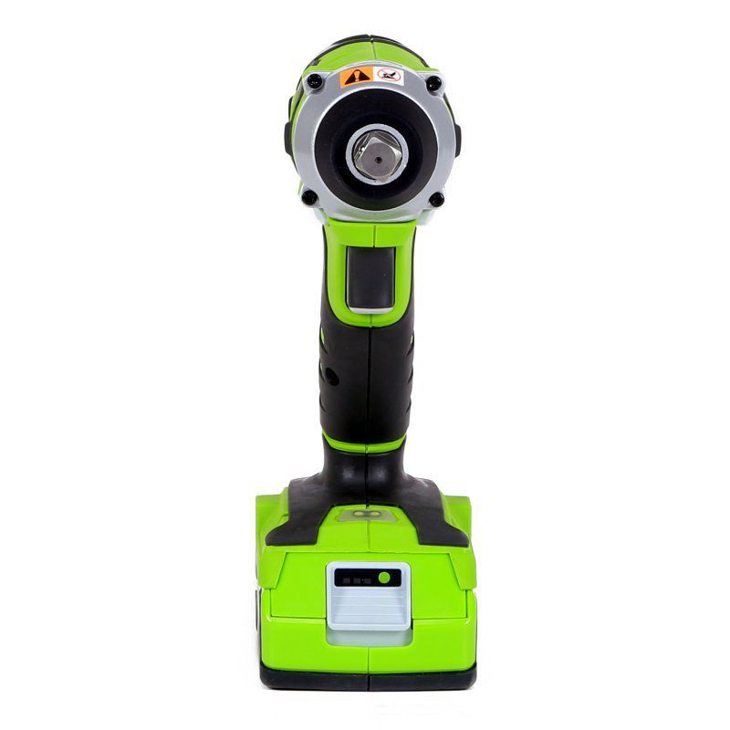 Гайковёрт импульсный аккумуляторный Greenworks 24V GD24IW, бесщёточный