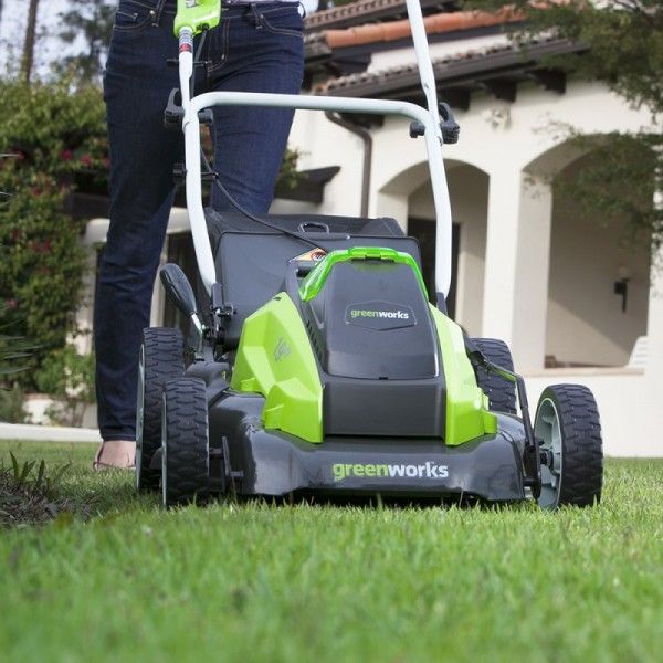 Газонокосилка аккумуляторная Greenworks 45 см 40V G40LM45, без АКБ и ЗУ