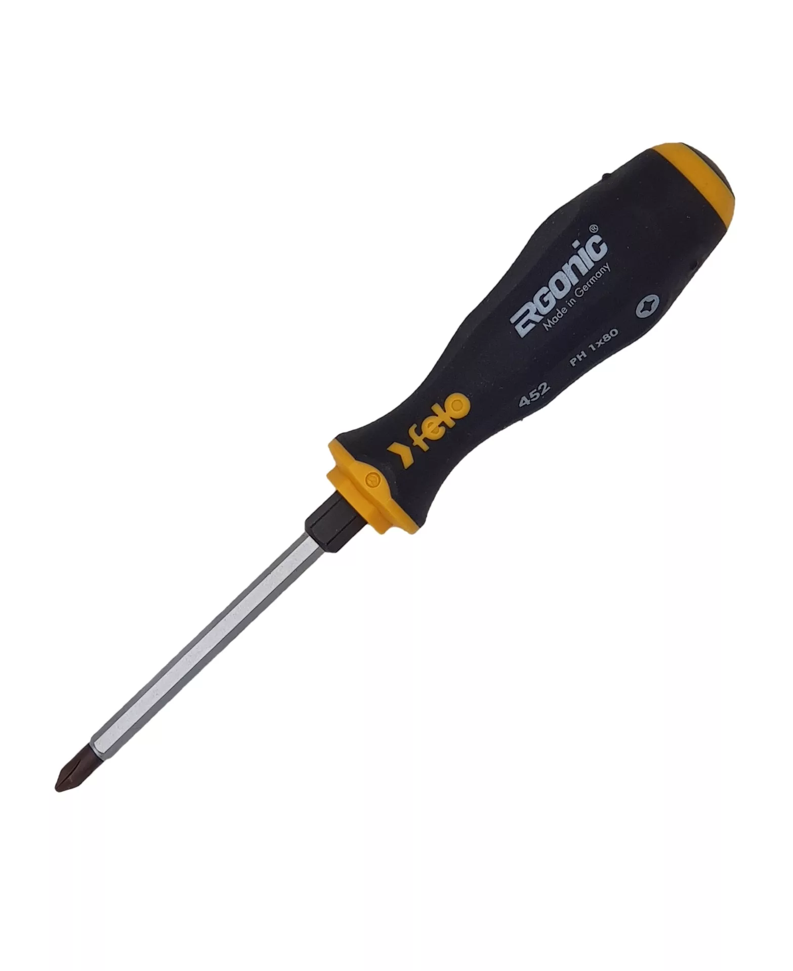 Отвертка Ergonic крестовая ударная PH 1X80 FELO 45210240