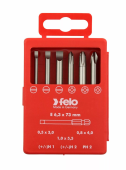 Felo Набор бит SL/H (+/-) Industrial  73 мм в кейсе, 6 шт 03292716