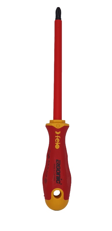 Отвёртка ERGONIC диэлектр., серия 415, PZ 3 FELO 415 304 90