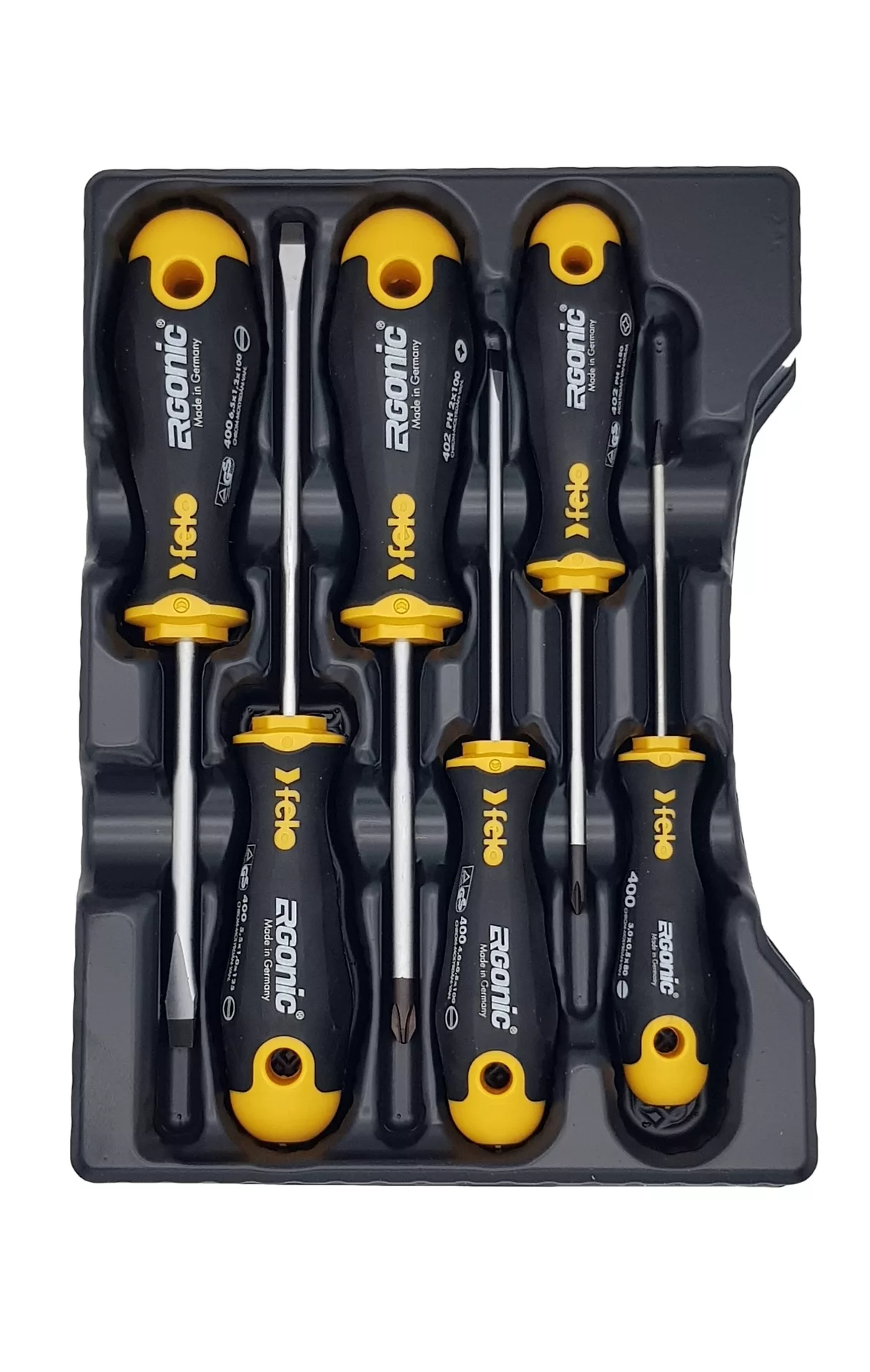 Набор отвёрток серия 400 Ergonic 6 шт. FELO 400 206 36