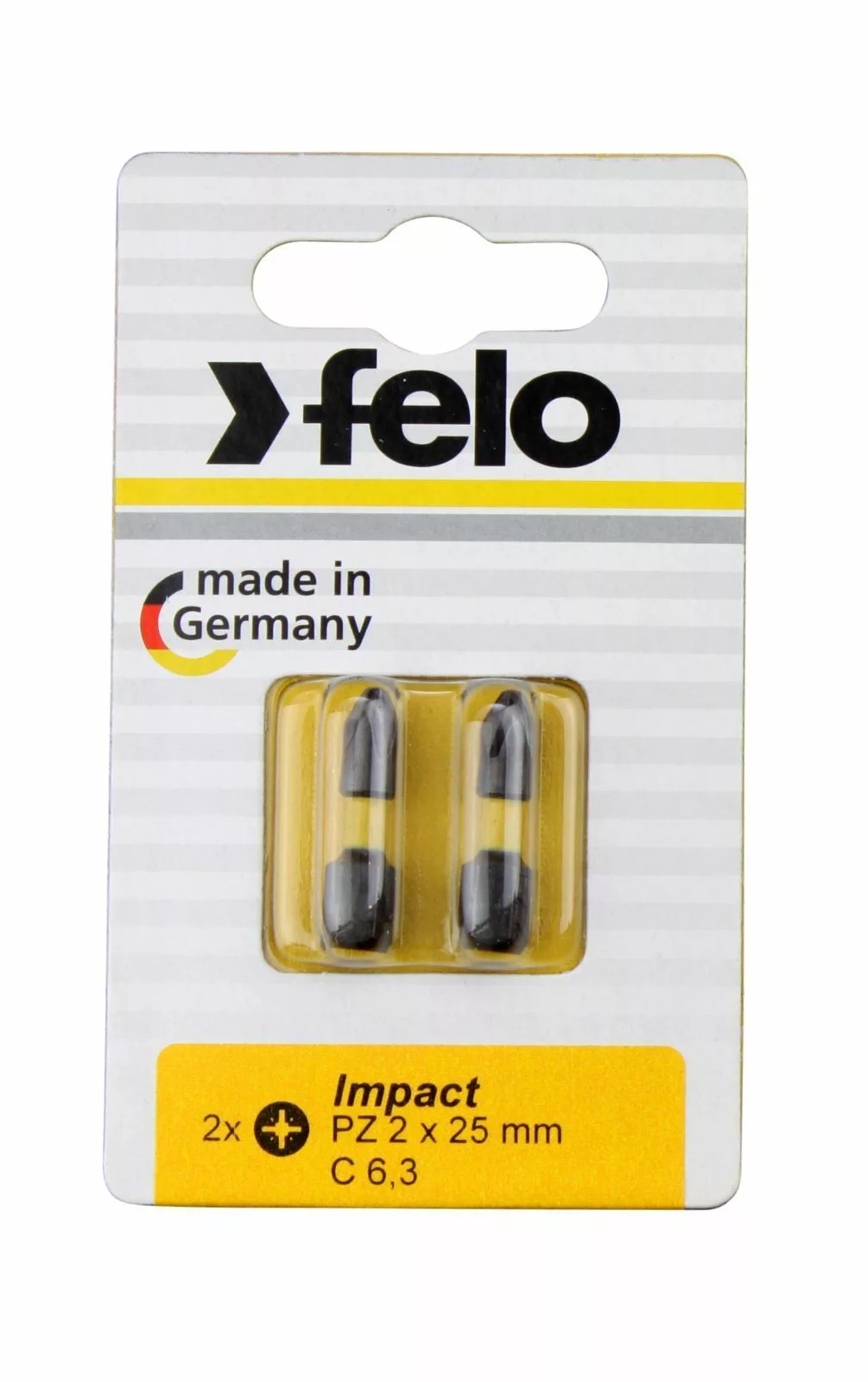 Бита крестовая ударная серия Impact PZ 2X25, 2 шт FELO 021 022 41