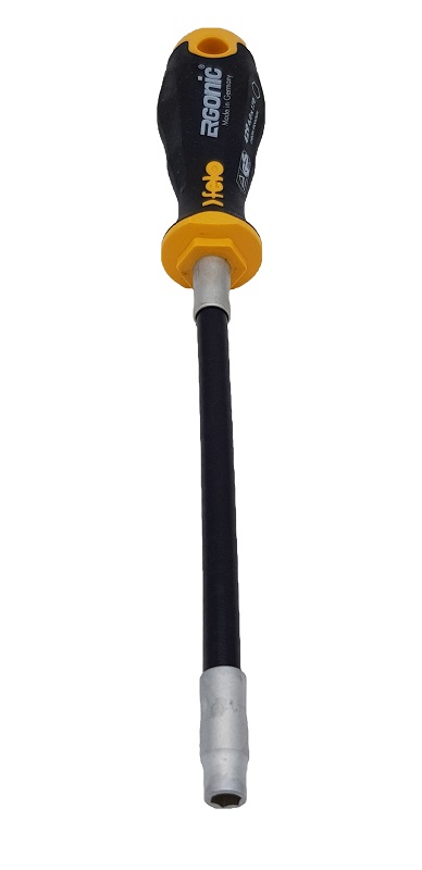 Отвёртка серия 429 Ergonic M-TEC с гибким стержнем под гайку 6х170 FELO 429 060 40