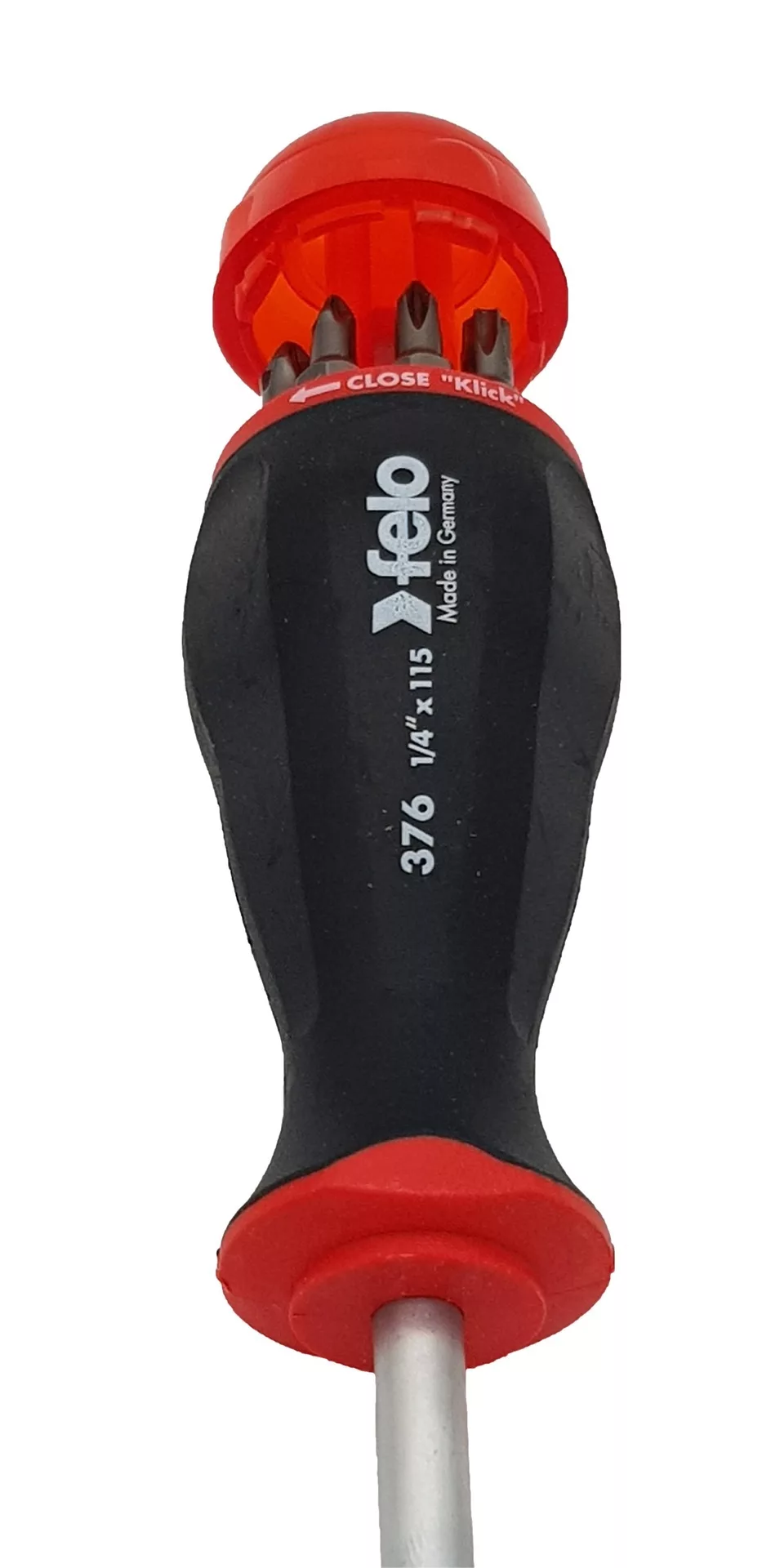 Отвёртка с магазином бит/8 шт., серия 376 FELO 376 041 05