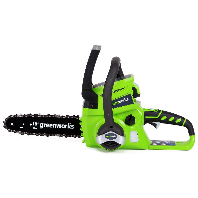 Пила аккумуляторная цепная Greenworks 25 см 24V G24CS25, без АКБ и ЗУ