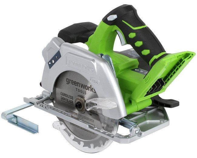 Пила циркулярная аккумуляторная Greenworks 24V G24CS, без АКБ и ЗУ
