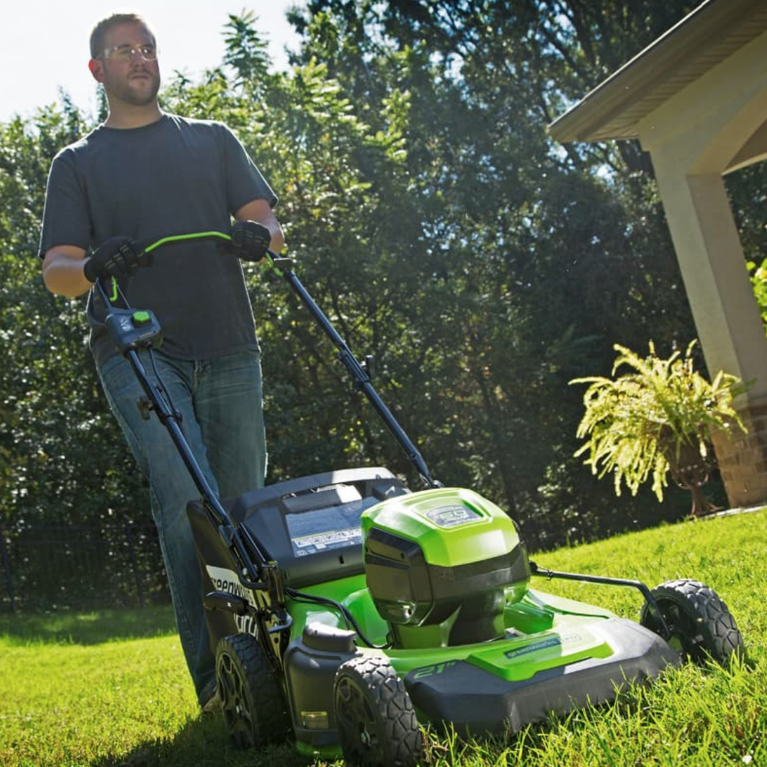 Газонокосилка аккумуляторная Greenworks 46 см 60V GD60LM46HP 2502807, бесщёточная, без АКБ и ЗУ
