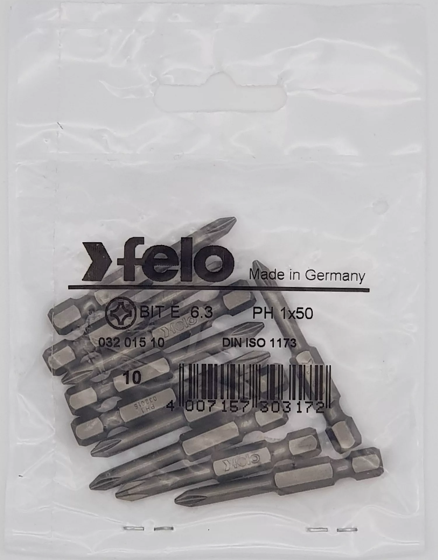 Бит PН1, Е6,3х50 FELO 032 015 10