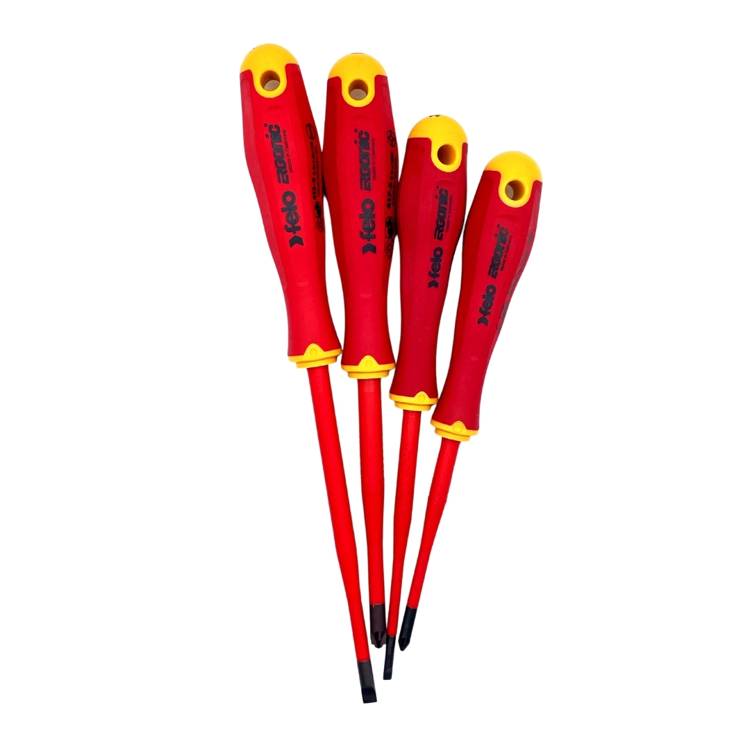 Набор диэлектрич. отверток 4 шт., серии E-Slim, Ergonic E-SLIM SL/Z 417 841 98