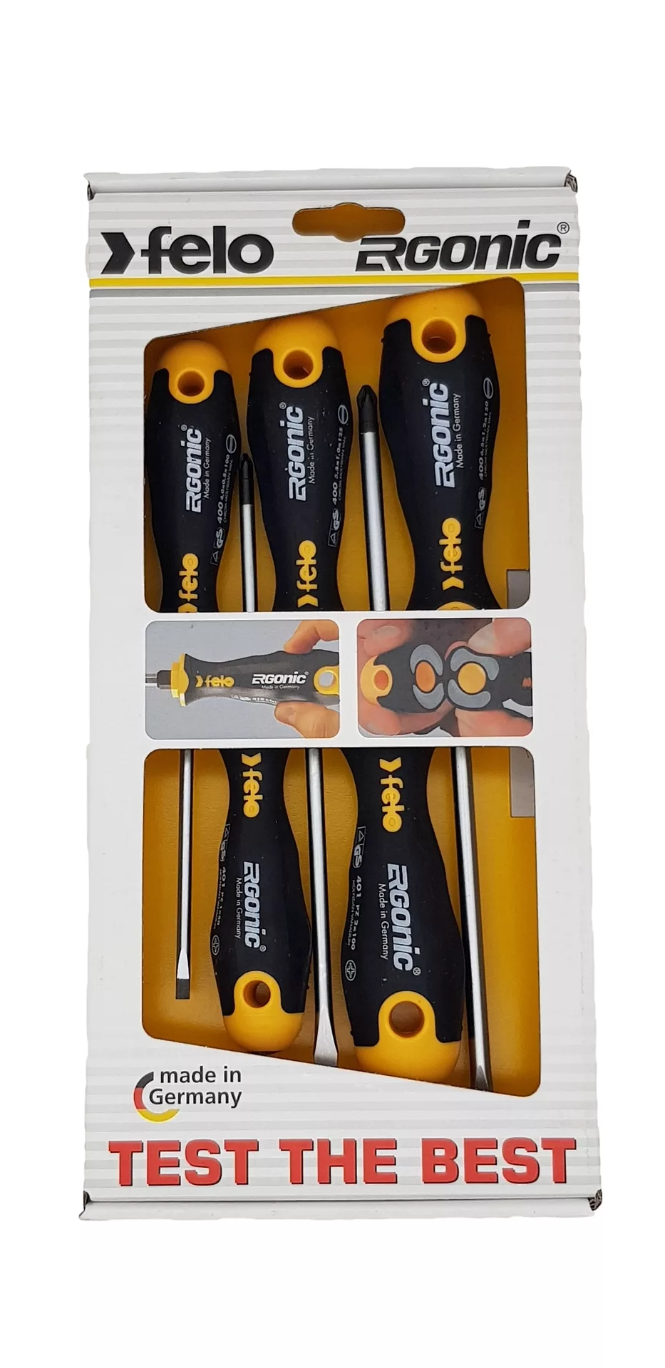 Набор отвёрток серия 400 Ergonic 5 шт. FELO 400 953 18