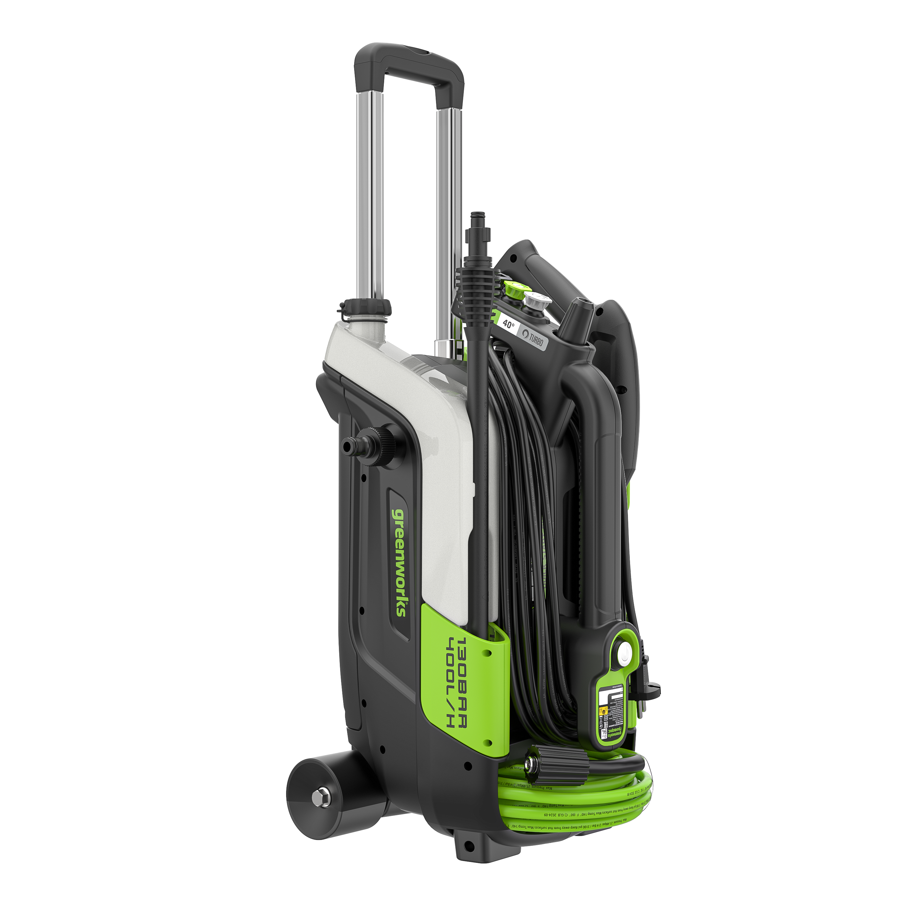 Мойка высокого давления 130 бар 1700 Вт электрическая Greenworks PW5130