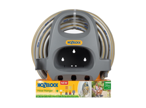 Держатель hozelock 2364 со шлангом 1/2 20 м, коннекторами и наконечником для шланга