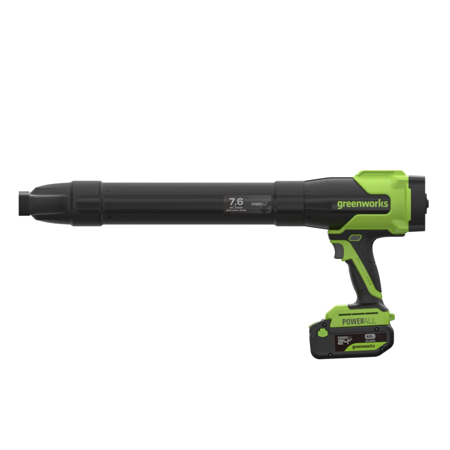 Воздуходувка аккумуляторная Greenworks 24V BL2500C пистолетного типа, бесщёточная, без АКБ и ЗУ