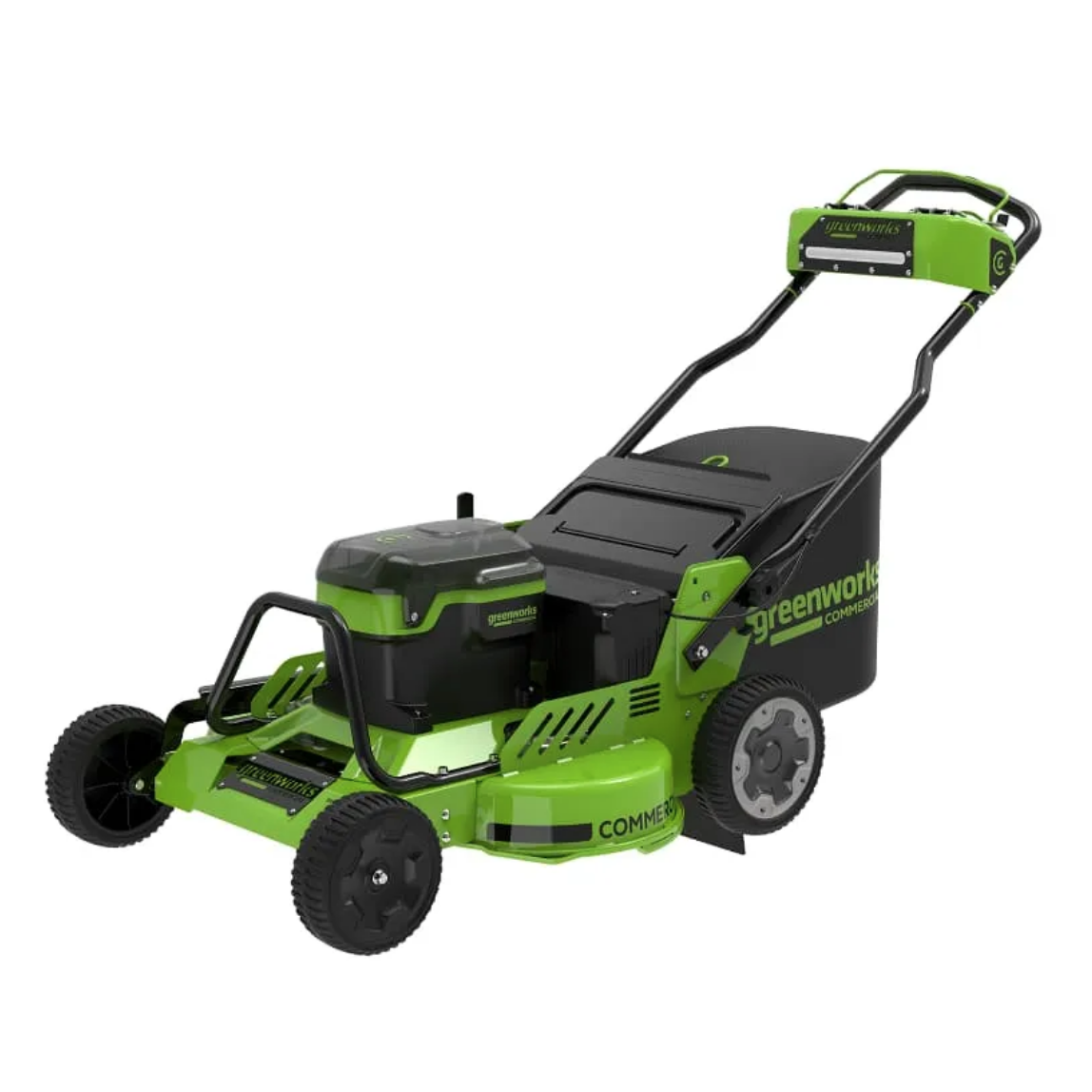 Газонокосилка самоходная 76 см, аккумуляторная Greenworks 82V 2519207, бесщеточная, без АКБ и ЗУ