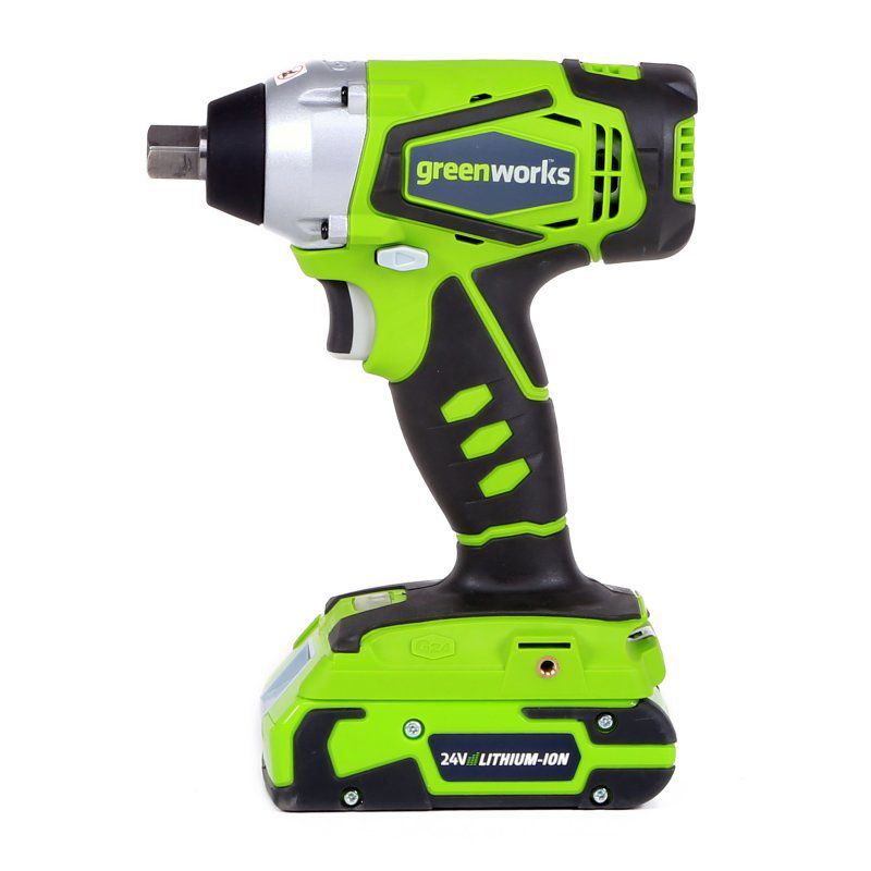 Гайковёрт импульсный аккумуляторный Greenworks 24V G24IW