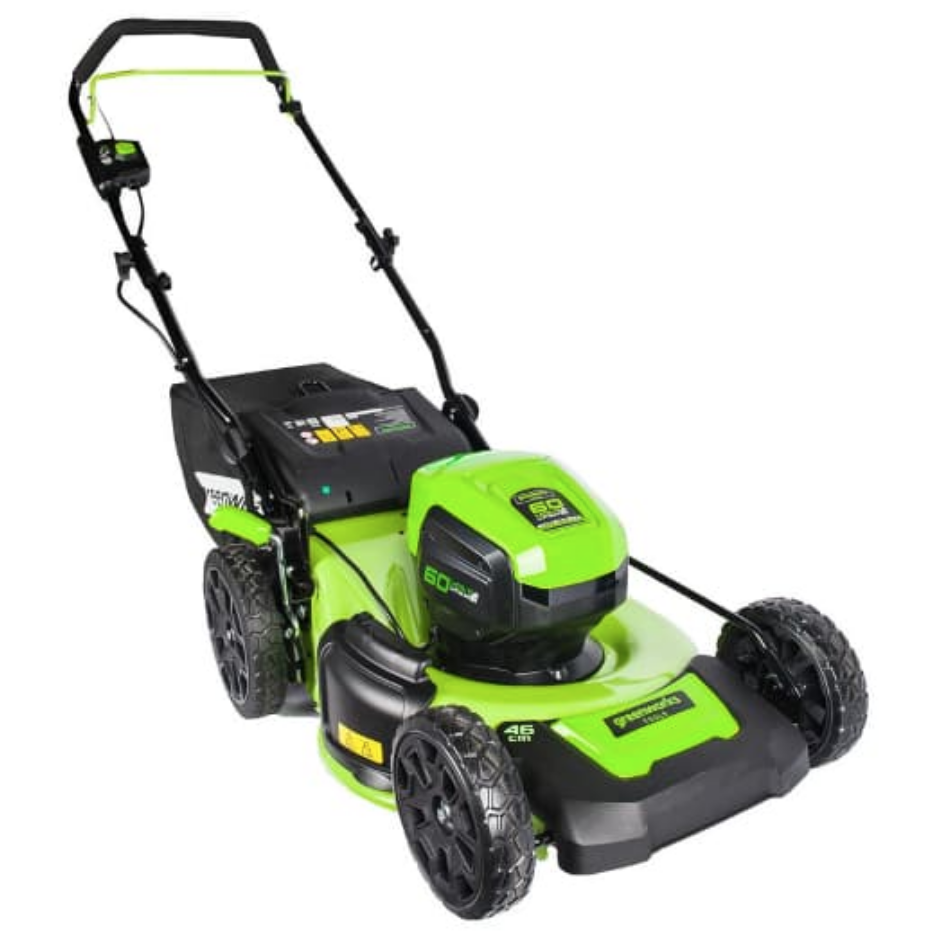 Газонокосилка аккумуляторная Greenworks 46 см 60V GD60LM46HP 2502807, бесщёточная, без АКБ и ЗУ