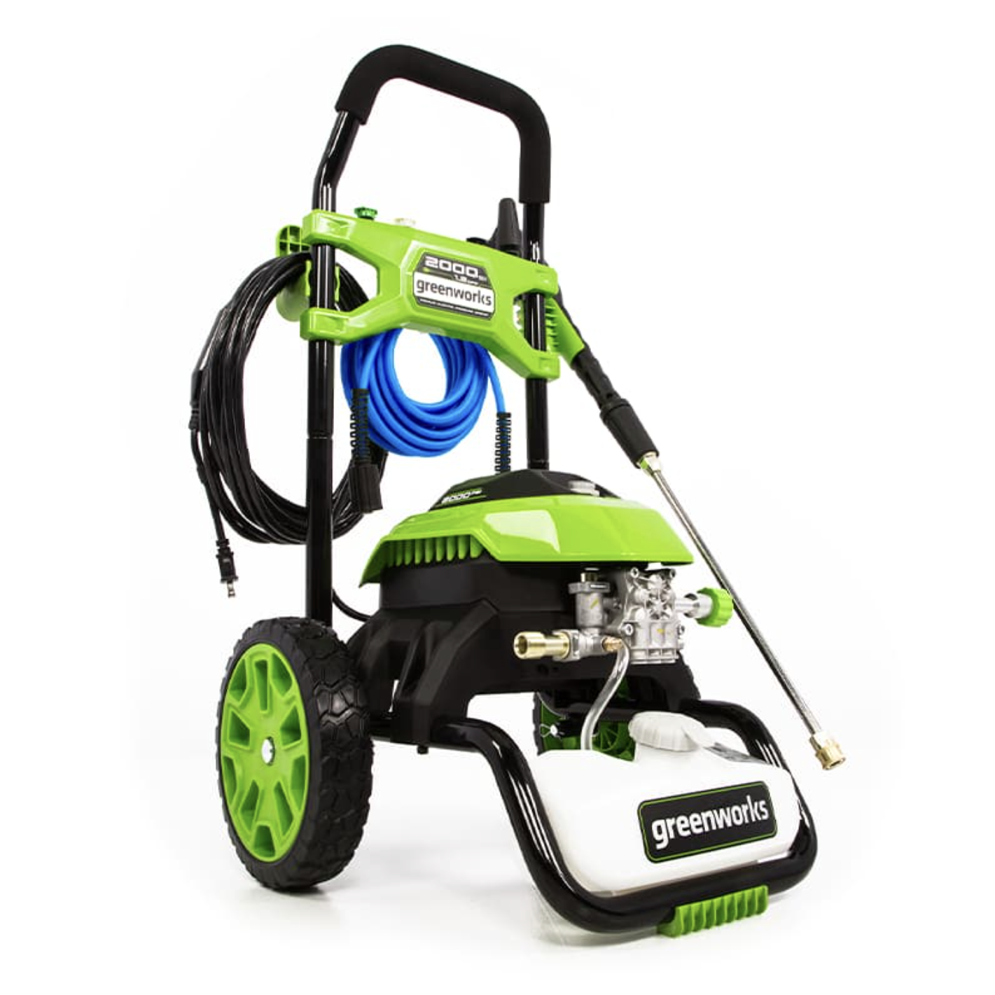 Мойка высокого давления 140 бар 1800 Вт электрическая Greenworks GHP2000 5105507