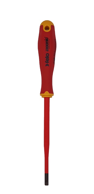 Отвёртка SLIM ERGONIC диэлектр., серия 413, SL 5,5х1,0х125 FELO 413 955 90