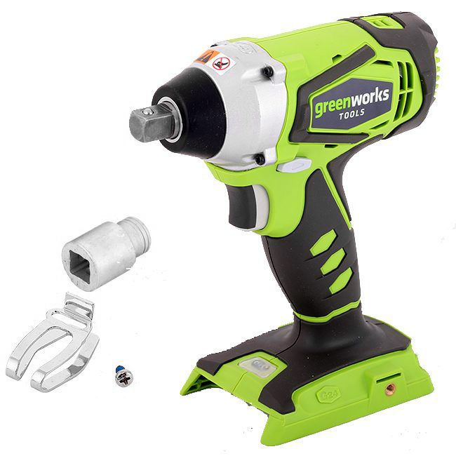 Гайковёрт импульсный аккумуляторный Greenworks 24V G24IW