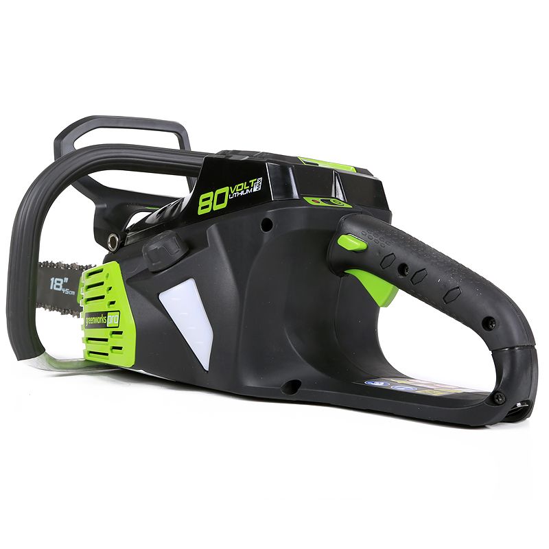 Пила аккумуляторная цепная Greenworks 45 см 80V GD80CS50, бесщёточная, без АКБ и ЗУ