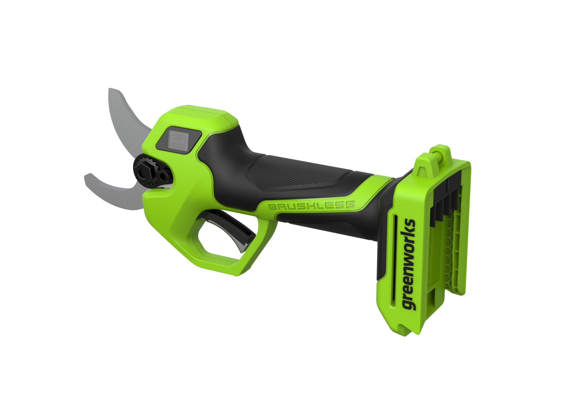 Секатор 32 мм аккумуляторный Greenworks 24V PR24320, бесщеточный, без АКБ и ЗУ