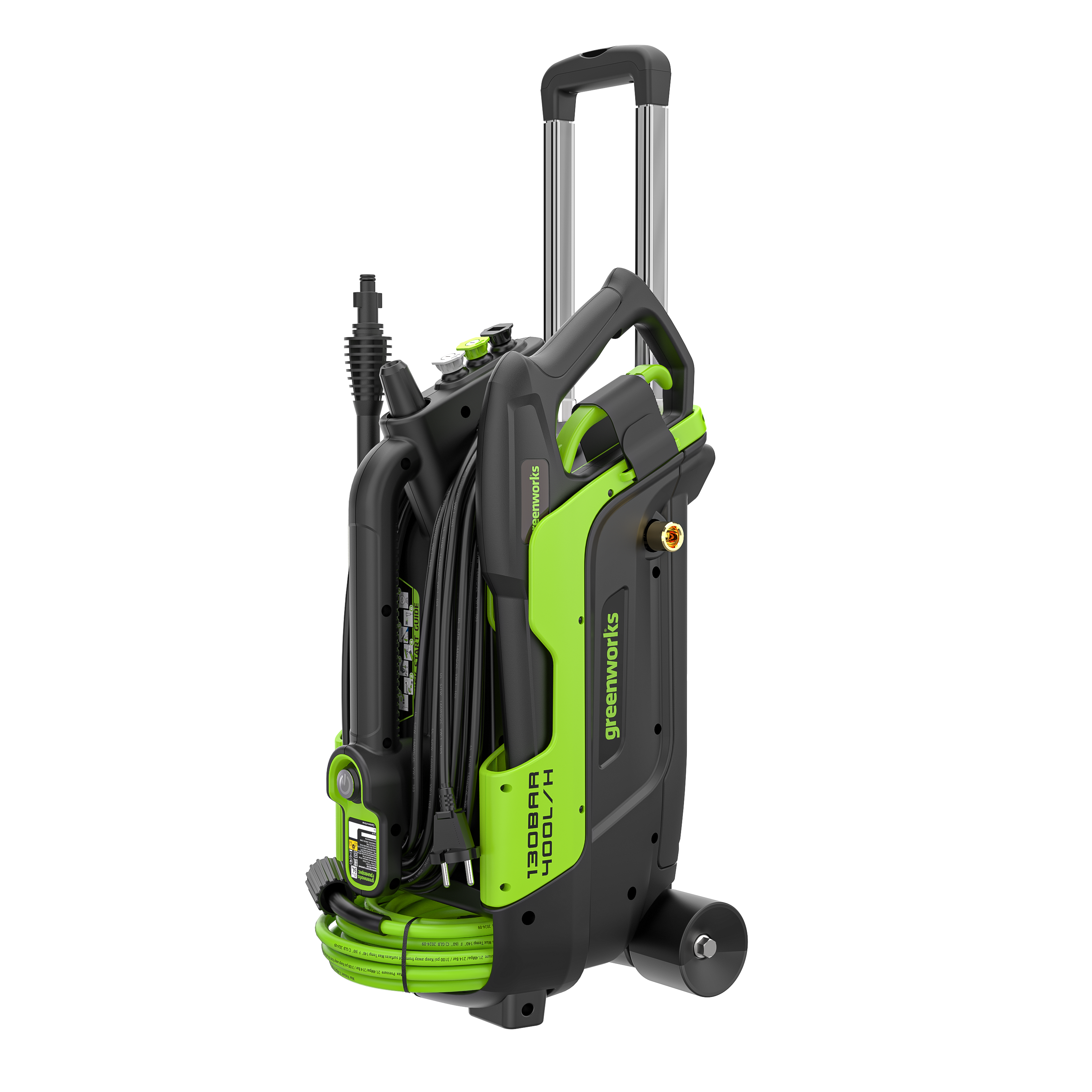 Мойка высокого давления 130 бар 1700 Вт электрическая Greenworks PW5130