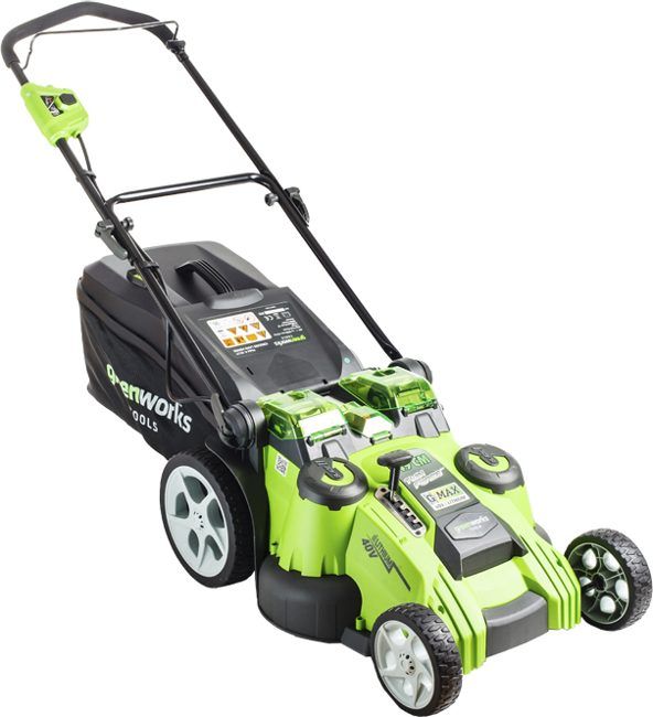 Газонокосилка аккумуляторная Greenworks 49 см 40V G40LM49DB TwinForce 2500207, без АКБ и ЗУ