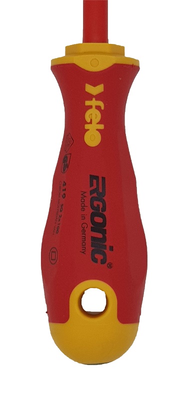 Отвёртка ERGONIC диэлектр., серия 419, SQ 2 FELO 419 200 90