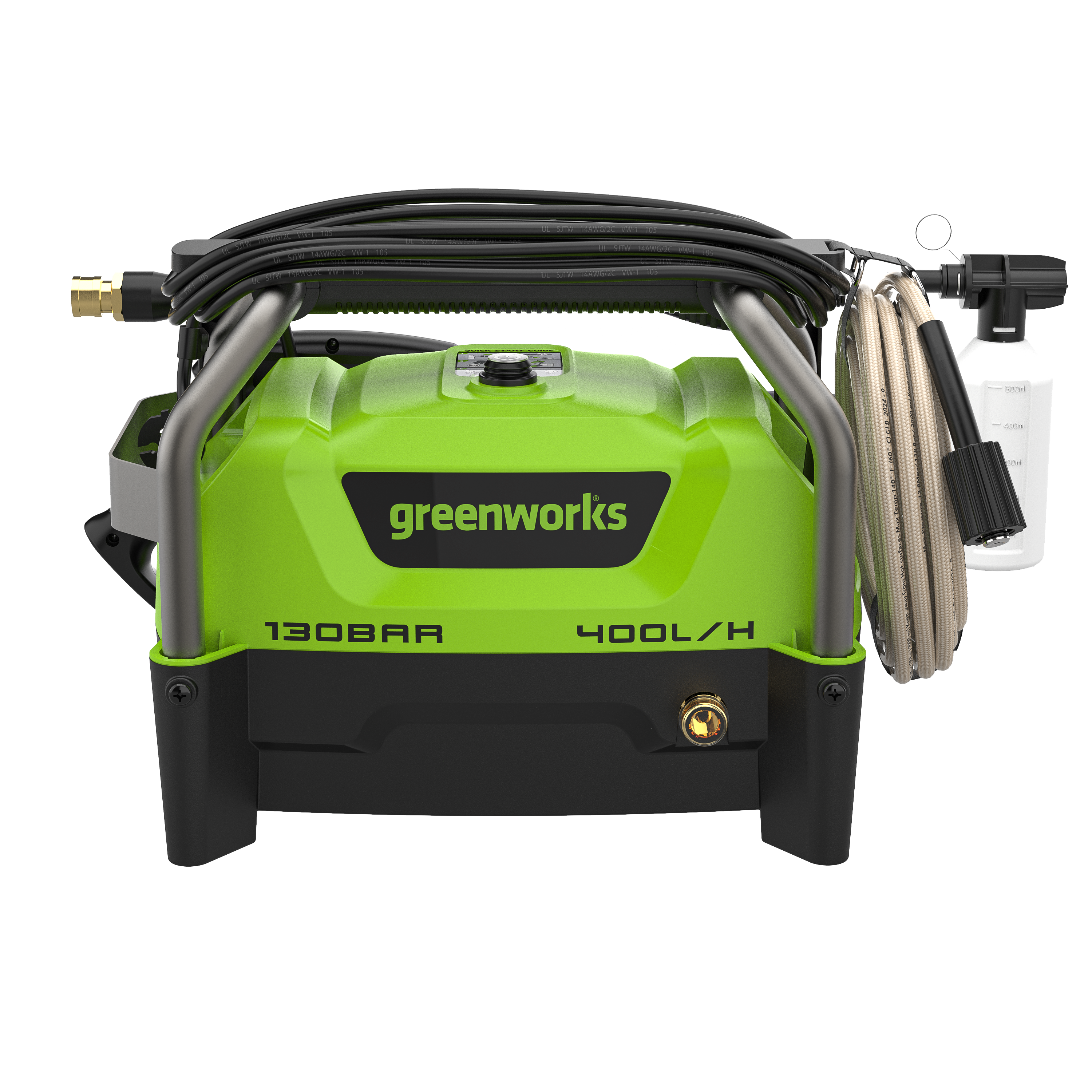 Мойка высокого давления 130 бар 1700 Вт электрическая Greenworks PW3130
