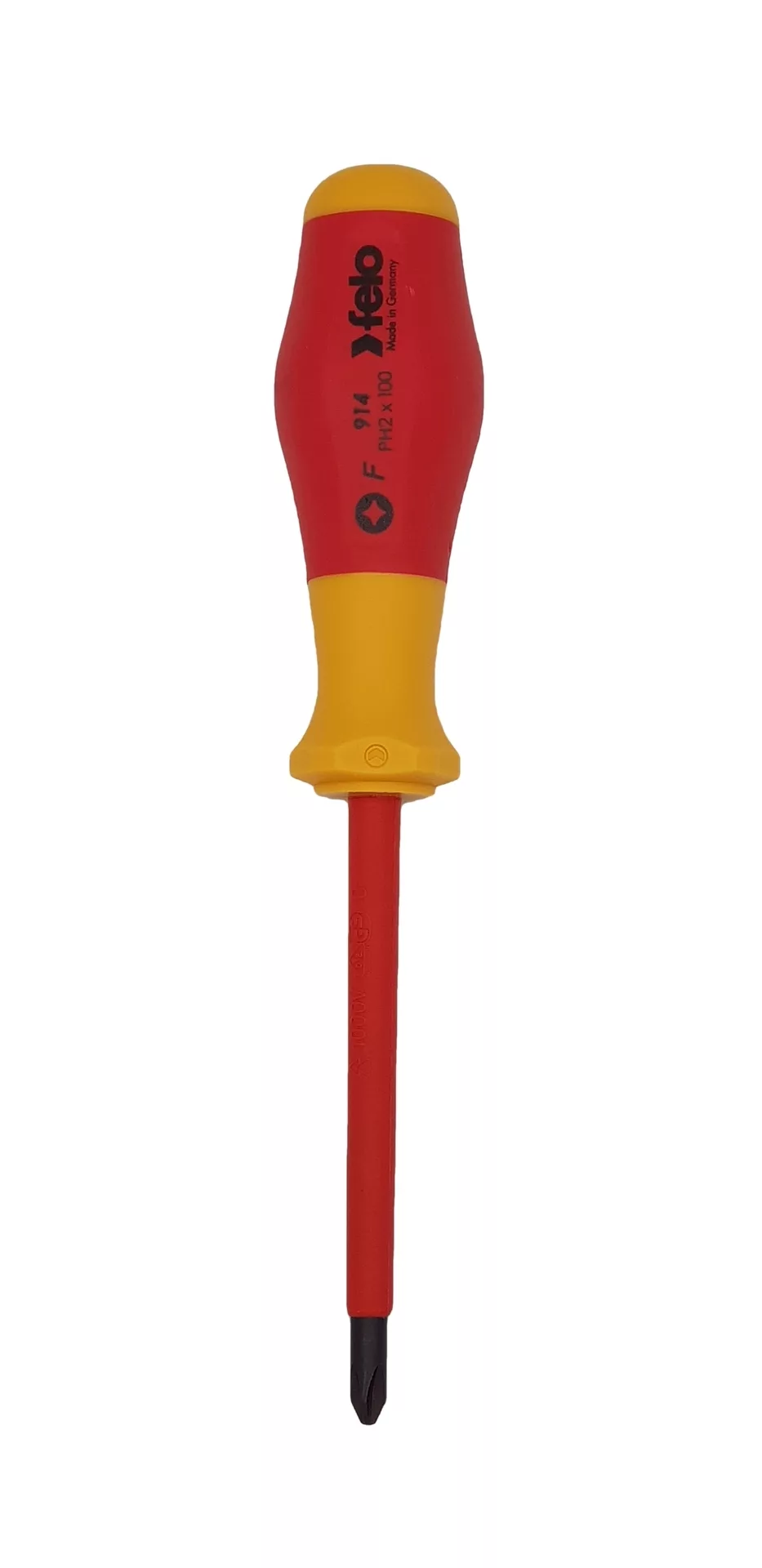 Отвертка диэлектрическая крестовая PH2X100 Felo 91420390