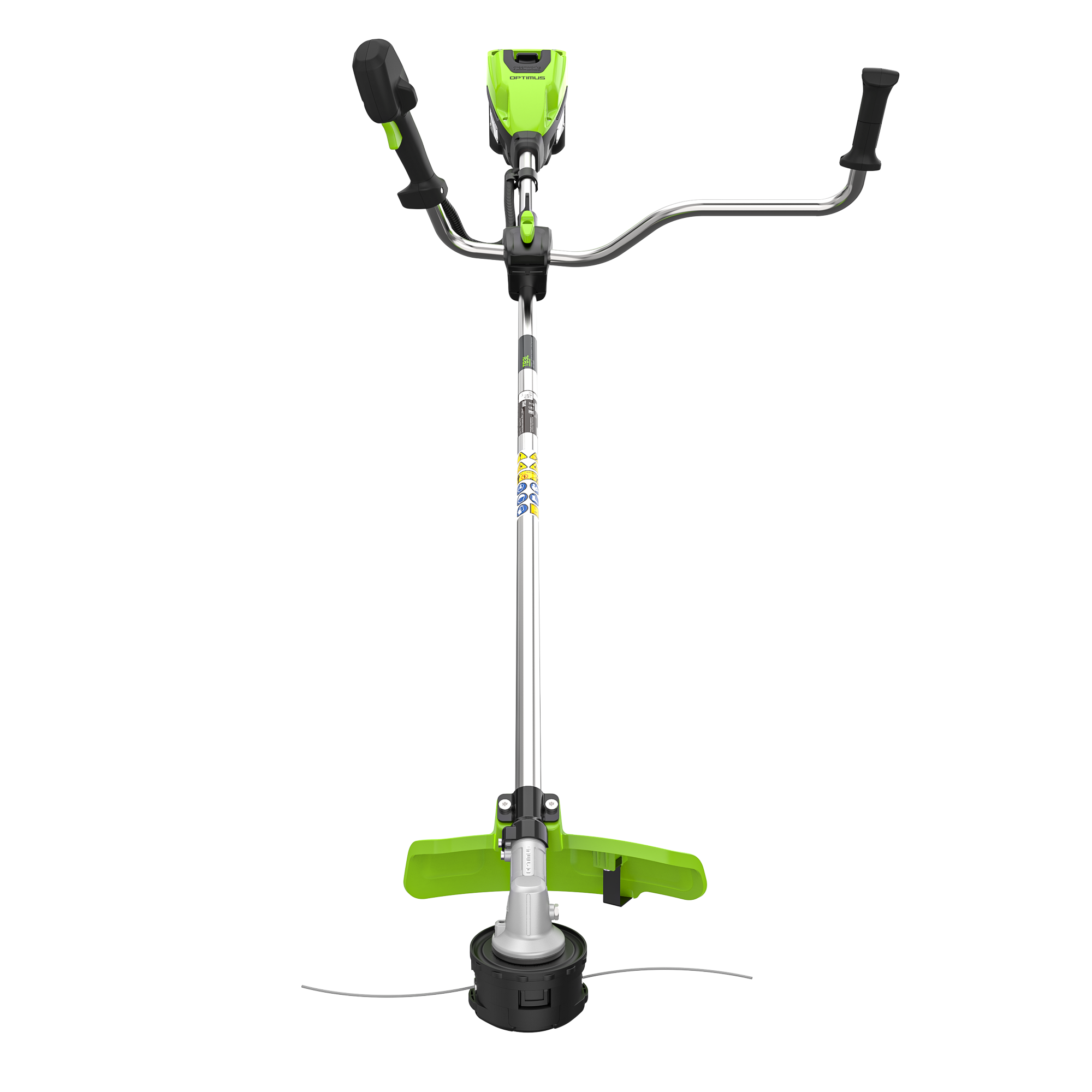 Триммер с велосипедными ручками аккумуляторный Greenworks 43 см (1,3 кВт) 82V TB13L, бесщёточный, без АКБ и ЗУ