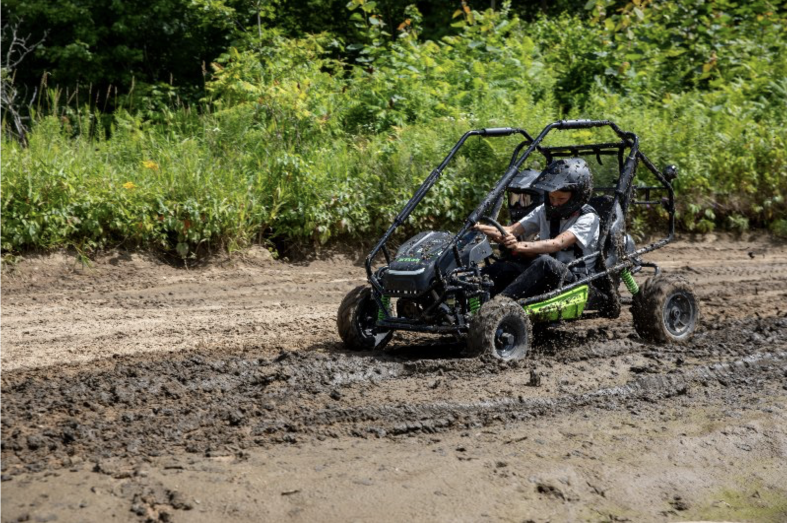 Двухместный подростковый багги аккумуляторный Greenworks 82V GK52400