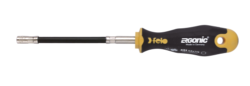 Отвёртка серия 429 Ergonic M-TEC с гибким стержнем под гайку 6х170 FELO 429 060 40