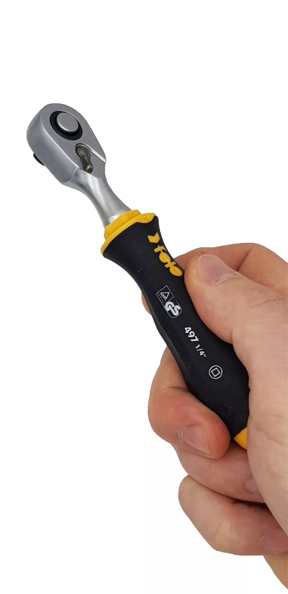 Ключ-трещотка "ERGONIC", 1/4", серия 497 FELO 497 635 41