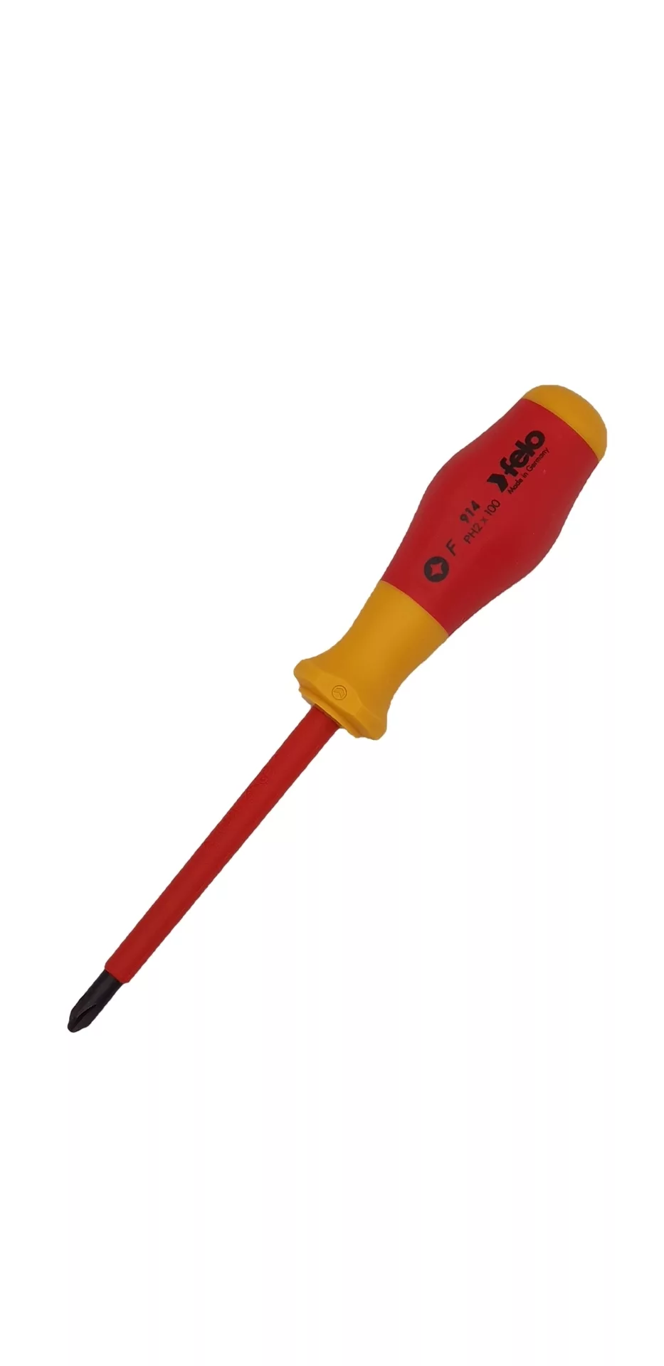 Отвертка диэлектрическая крестовая PH2X100 Felo 91420390