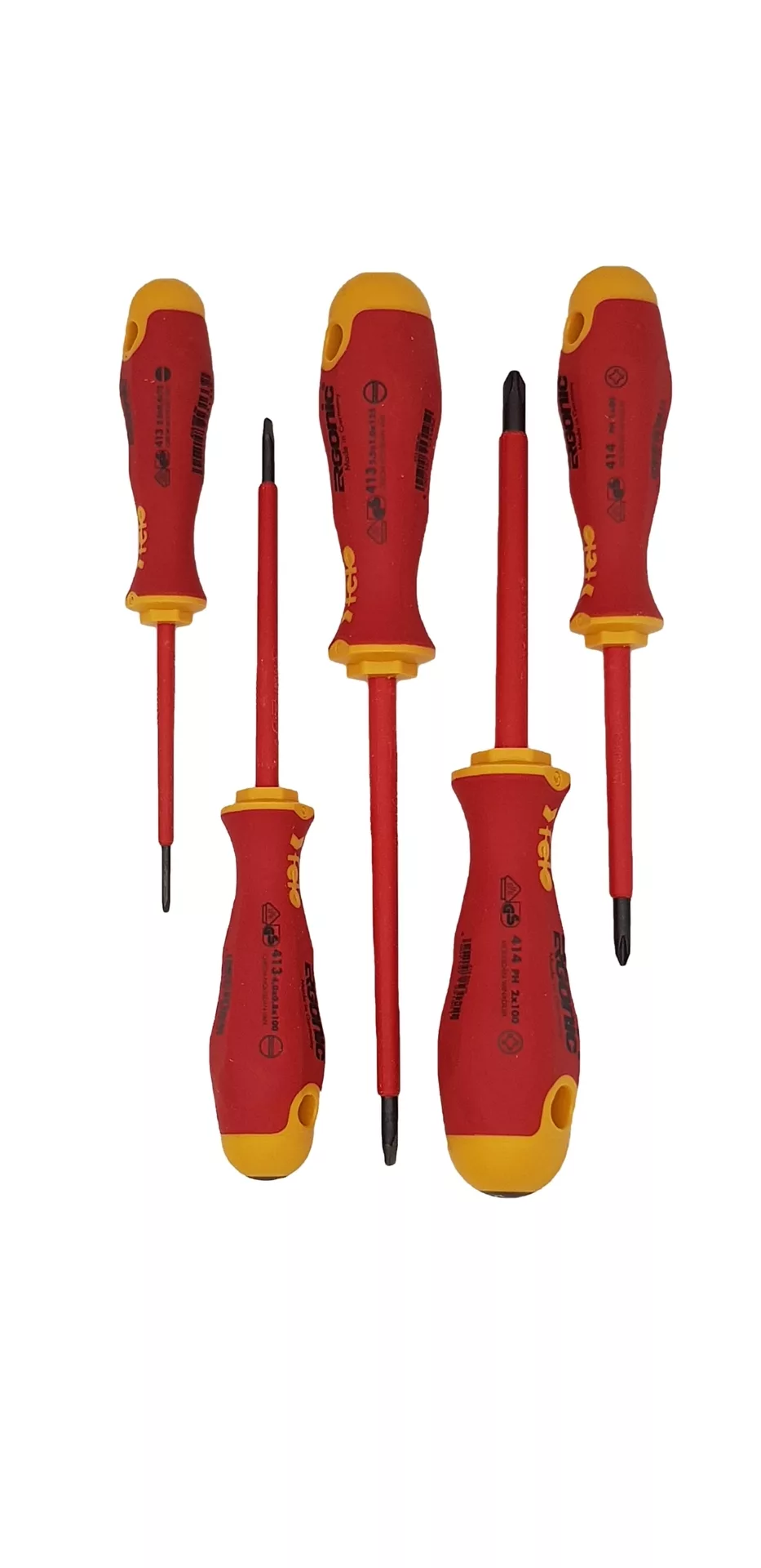 Набор отвёрток ERGONIC диэлектр., серия 413 6 шт. FELO 413 963 98