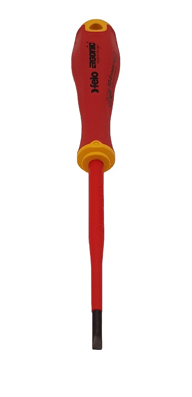 Отвертка диэлектрическая SL 4,0х0,8 E-Slim Ergonic FELO 413 940 90