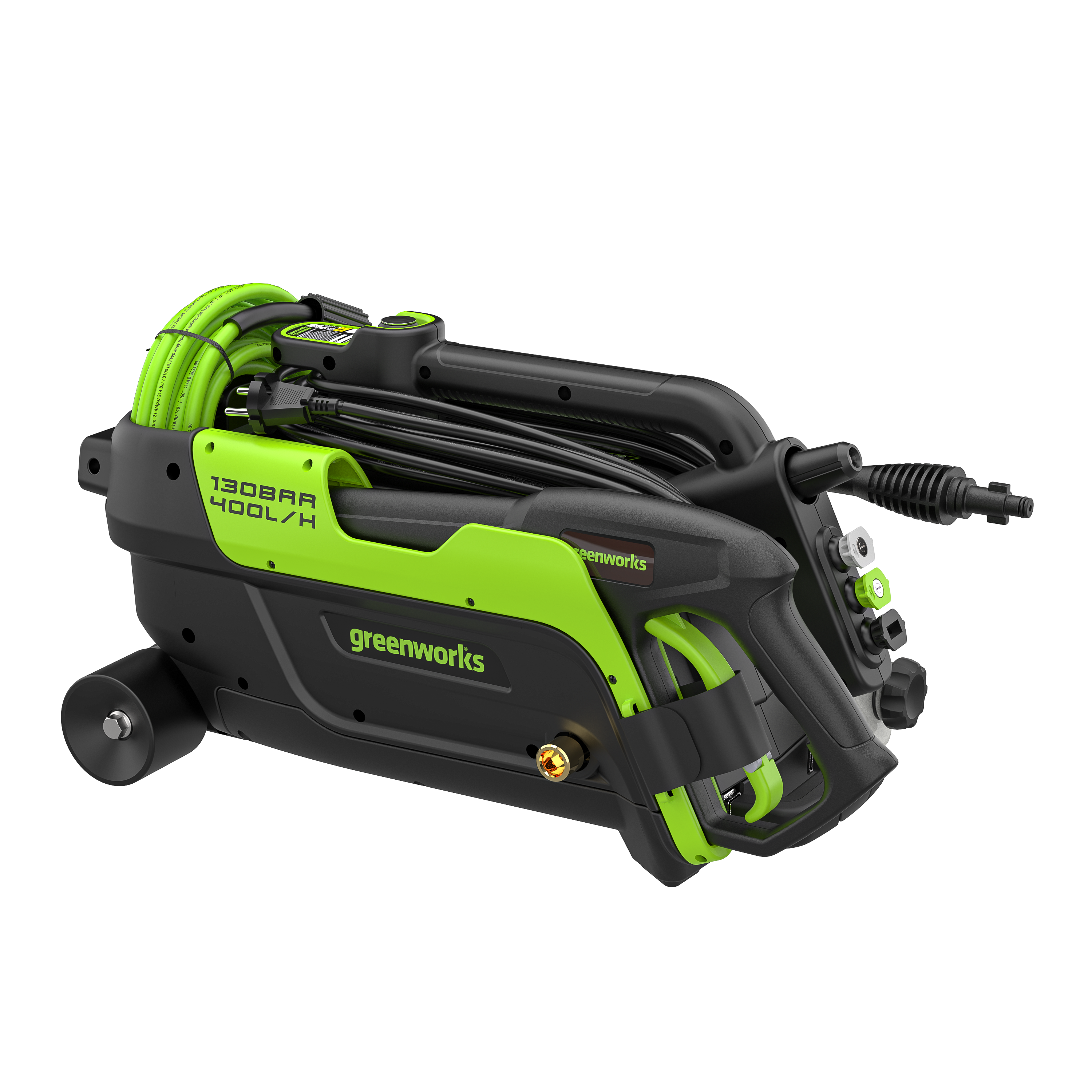 Мойка высокого давления 130 бар 1700 Вт электрическая Greenworks PW5130