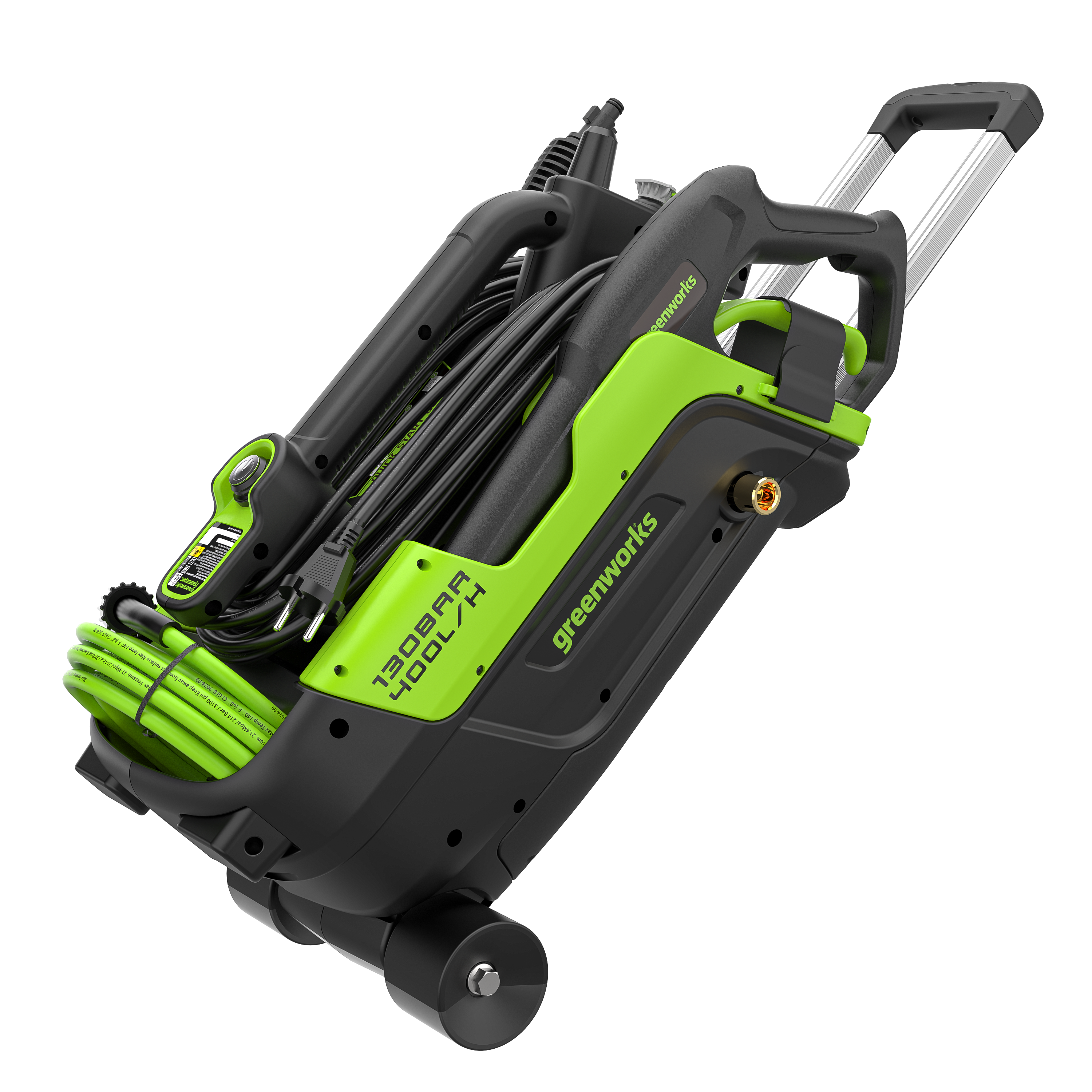 Мойка высокого давления 130 бар 1700 Вт электрическая Greenworks PW5130
