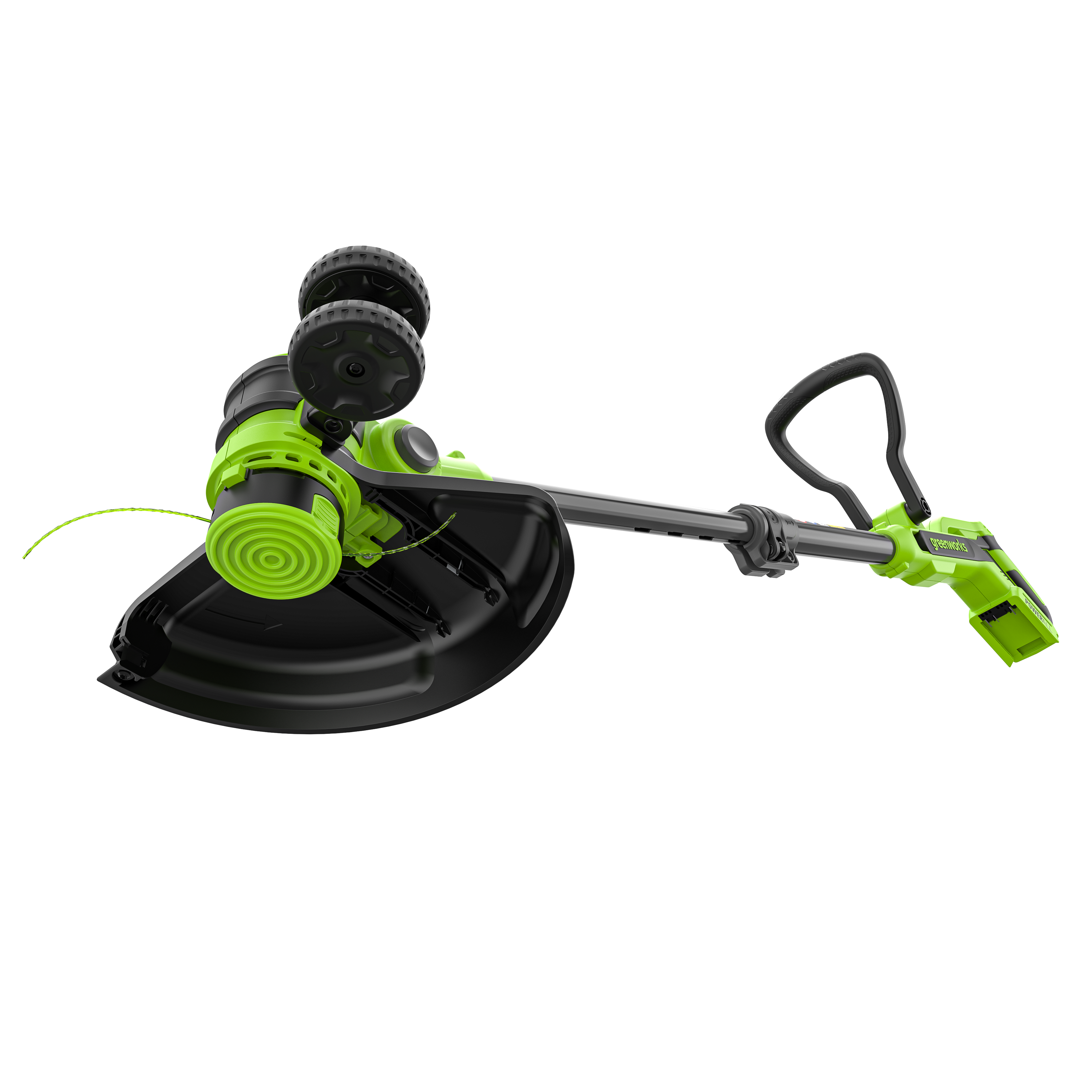 Триммер аккумуляторный Greenworks 30 см 24V ST3002 ST3002A3 с пластиковым ножом, бесщёточный, без АКБ и ЗУ