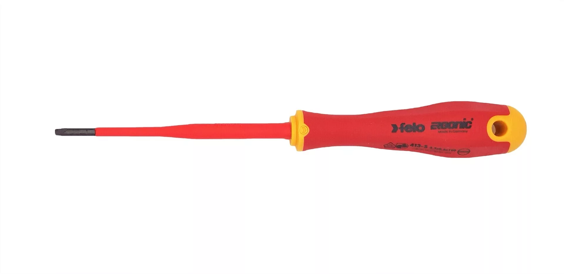 Felo Отвертка диэлектрическая SL 3,5х0,6 E-Slim Ergonic 41393590
