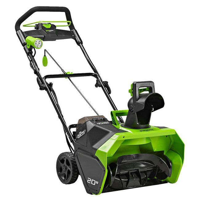 Снегоуборщик аккумуляторный Greenworks 51 см 40V GD40ST, бесщёточный, без АКБ и ЗУ