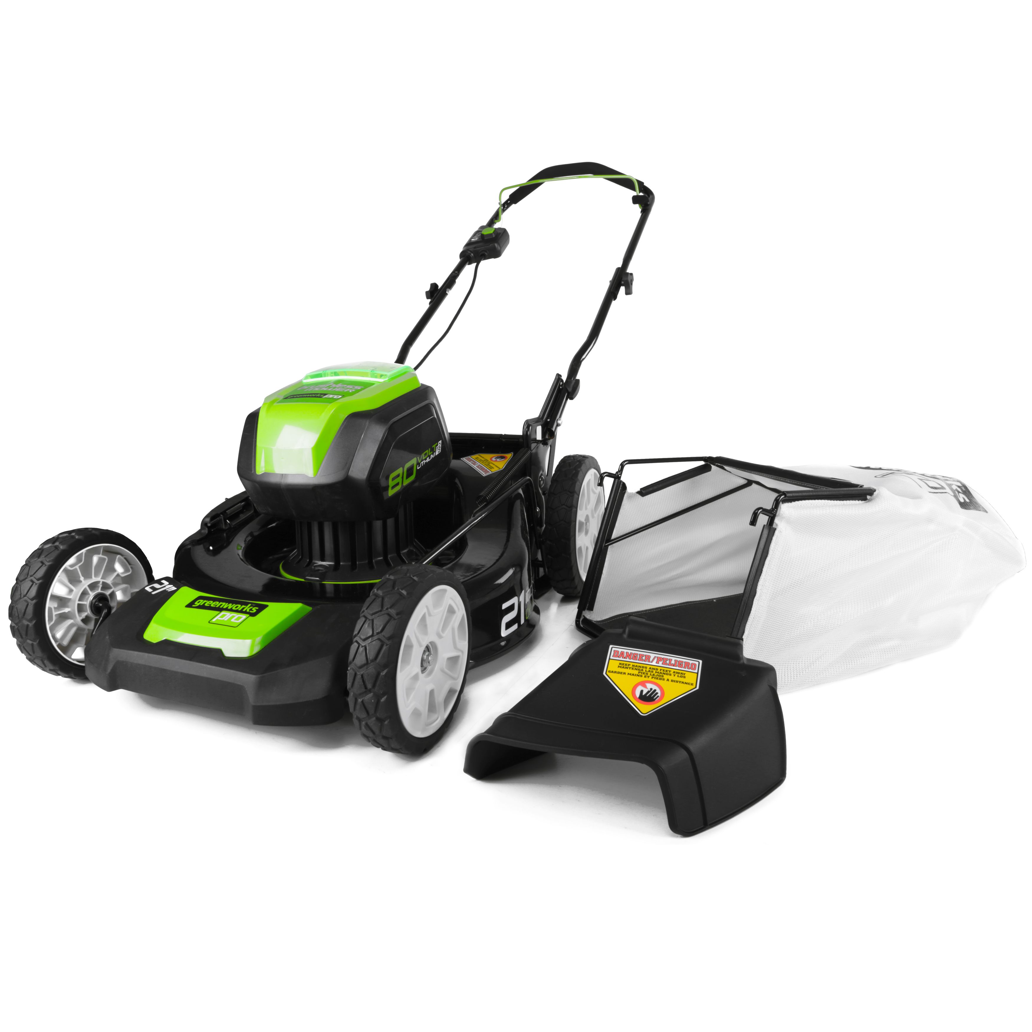 Газонокосилка аккумуляторная Greenworks 51 см 80V GD80LM51, бесщёточная, без АКБ и ЗУ
