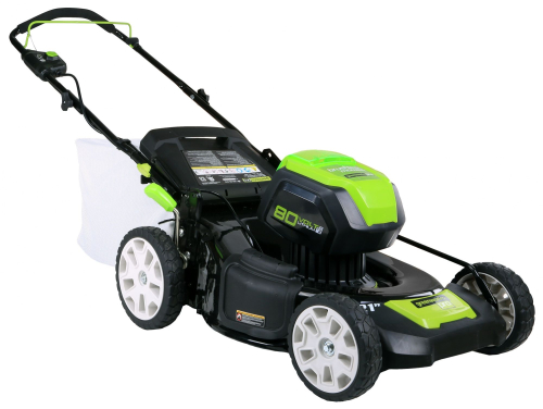 Газонокосилка аккумуляторная Greenworks 51 см 80V GD80LM51, бесщёточная, без АКБ и ЗУ