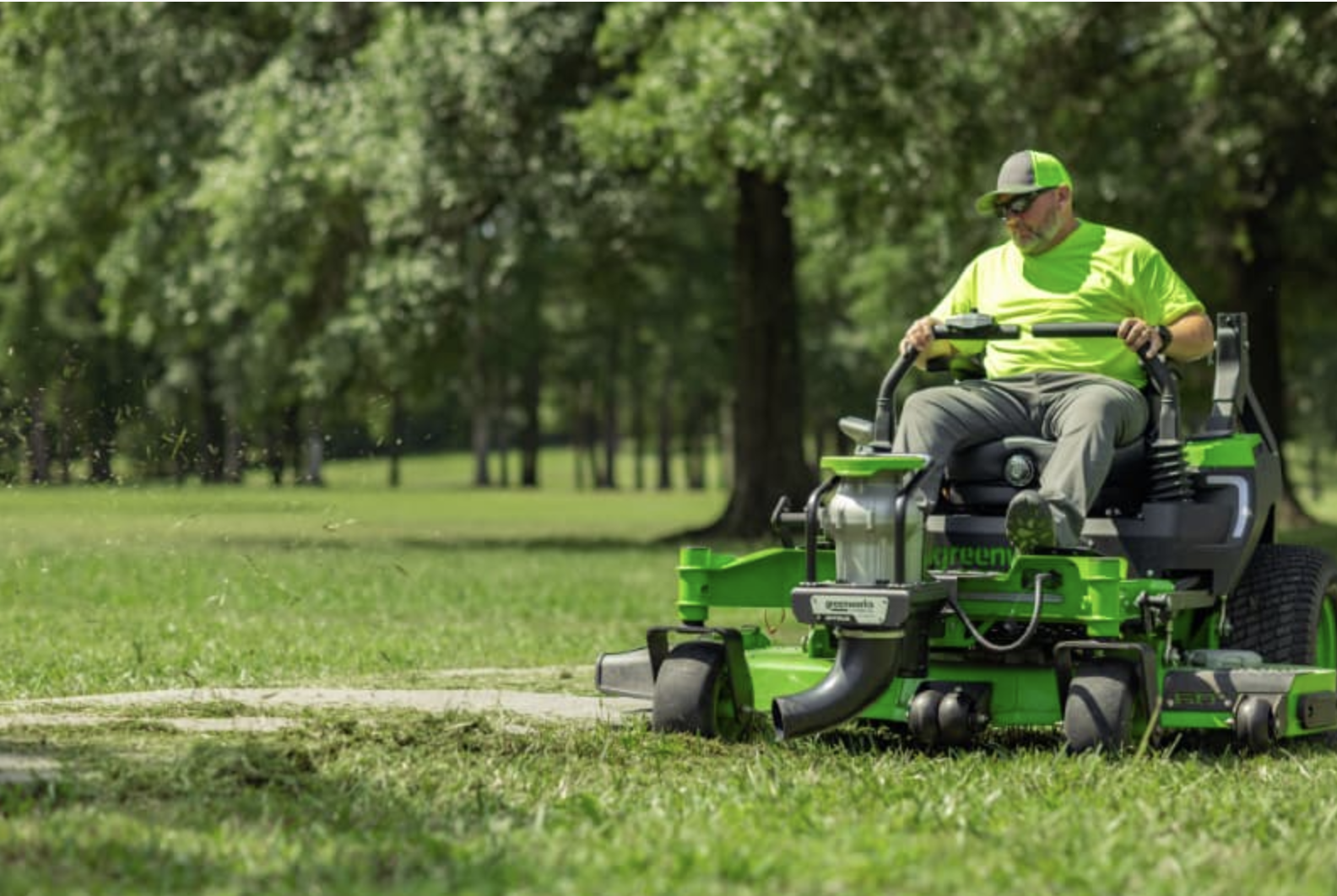 Воздуходувка навесная Greenworks 7500407 для садового райдера Greenworks 82V ZTC152 7405107