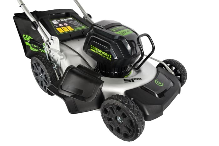 Газонокосилка аккумуляторная Greenworks 51 см 82V GD82LM51, бесщёточная, без АКБ и ЗУ
