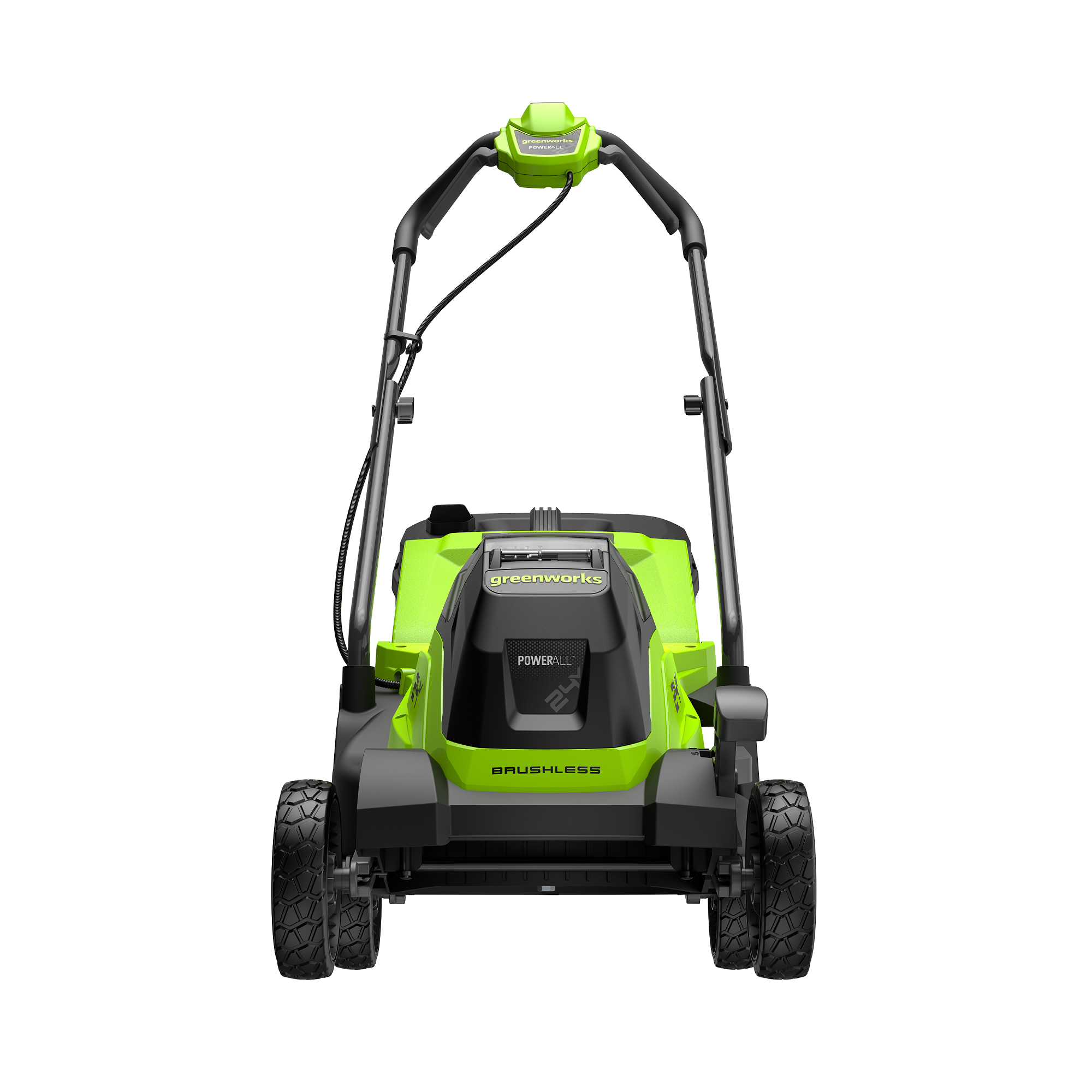 Газонокосилка аккумуляторная 33 см Greenworks 24V GD24LM331 2520607, бесщеточная, без АКБ и ЗУ