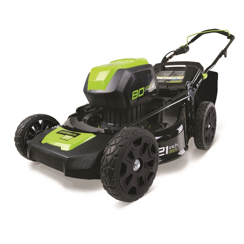 Газонокосилка аккумуляторная Greenworks 51 см 80V GD80LM51, бесщёточная, без АКБ и ЗУ