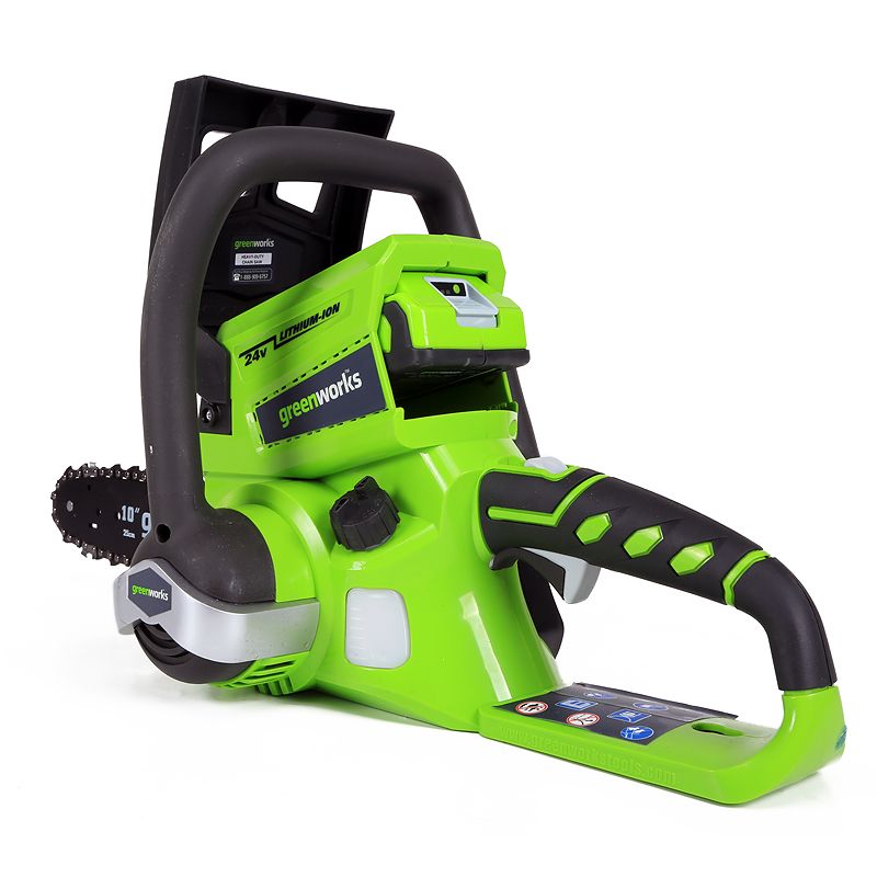 Пила аккумуляторная цепная Greenworks 25 см 24V G24CS25, без АКБ и ЗУ